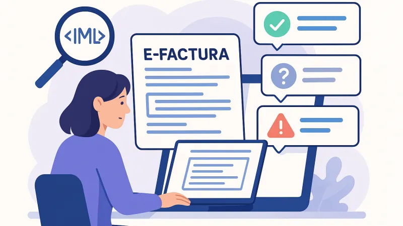 Interpretarea răspunsurilor de validare din RO e-Factura: coduri, erori și pași de remediere