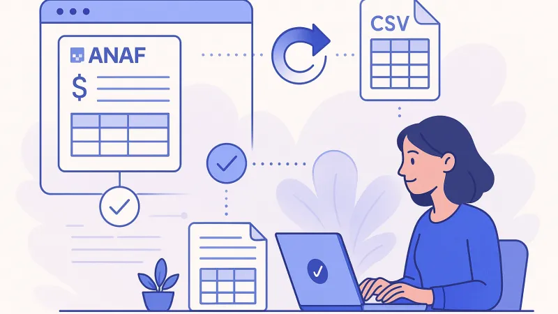 Reconcilierea facturilor din ANAF (SPV) cu registrul intern: ghid pas cu pas cu exporturi CSV
