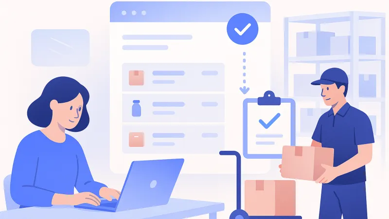 Proforme online care pregătesc corect marfa: din rezervare la livrare fără diferențe