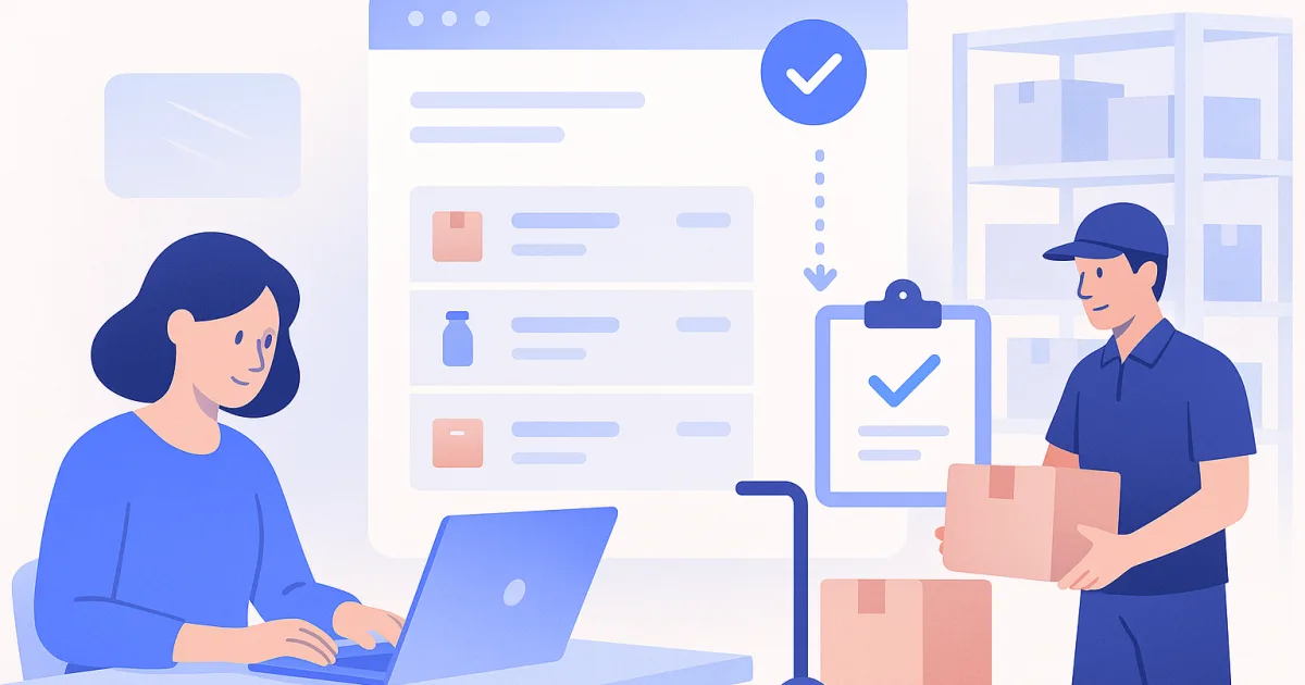 Proforme online care pregătesc corect marfa: din rezervare la livrare fără diferențe