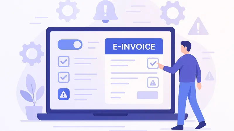 Reguli, validări și notificări care accelerează e‑Factură: setări inteligente în program factura electronica și sistemul tău de facturare