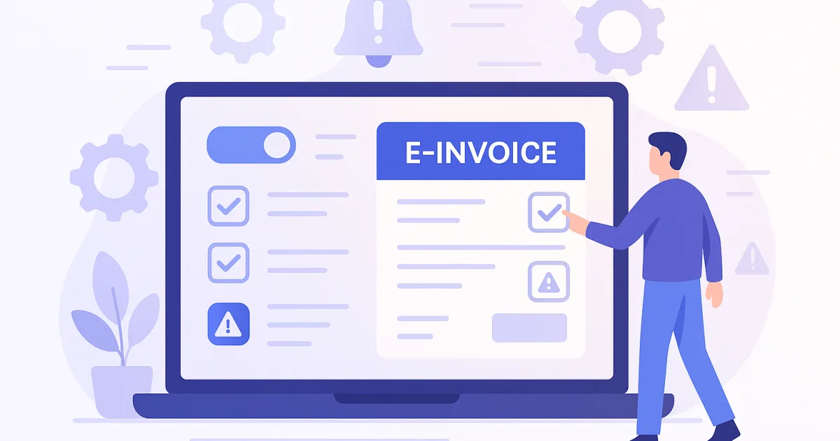 Reguli, validări și notificări care accelerează e‑Factură: setări inteligente în program factura electronica și sistemul tău de facturare