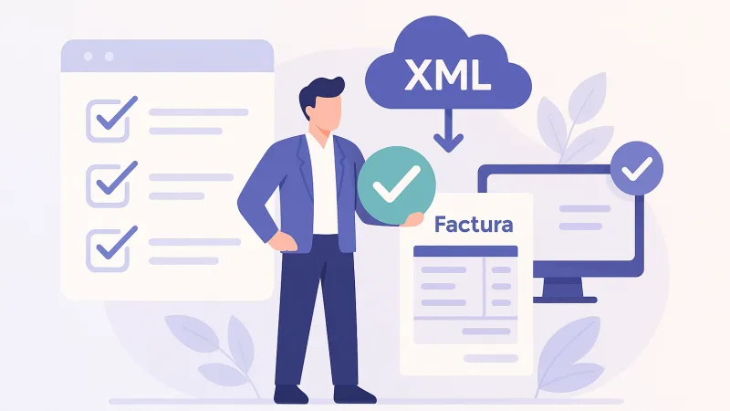 Checklist e-Factura: validare eFactura, trimitere XML ANAF și verificarea statusului în SPV