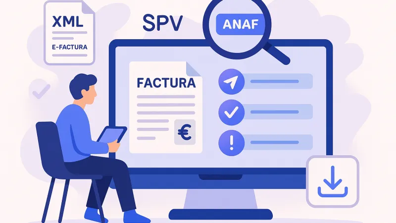 Urmărirea statusului e-factura în SPV ANAF: pași clari și semnificația fiecărui status
